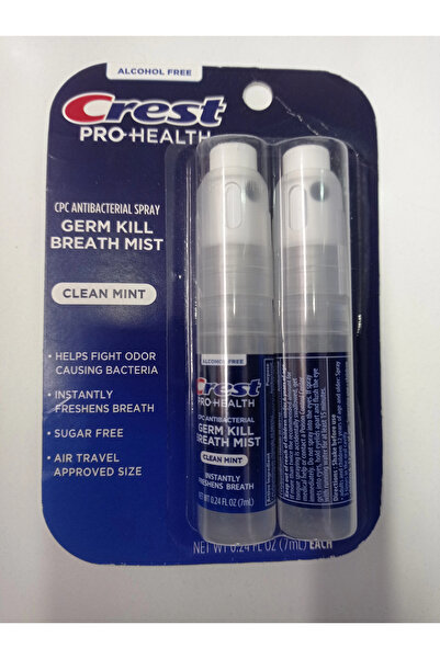 Crest Pro Health Cpc Antıbacterıal Sprey Germ Kıll Breath Mıst Clean Mınt 2 l...