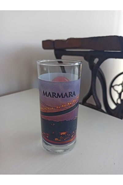 Hureggo Vintage''Coca Cola Marmara'' Original Glass Cup & 14 cm