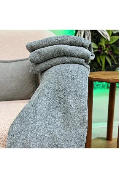esnature Wellsoft Peluş Polar Tüylenmez Dört Mevsim Tek Kişilik Kafe Televizyon Battaniyesi 140x190