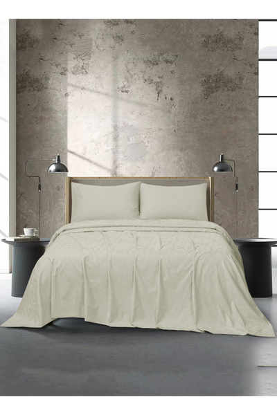 Cannon 2-Piece Jacquard Pillow Case 50X75Cm 300T White Sand