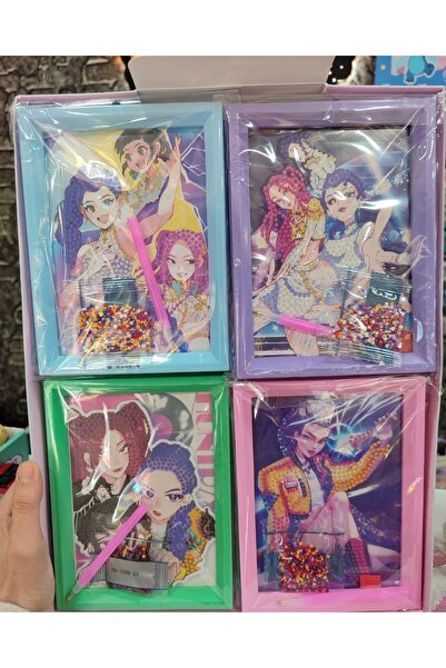 senacacollection K-Pop Elmas Dizme Boyama Seti 13,5x18 cm 1 ADET