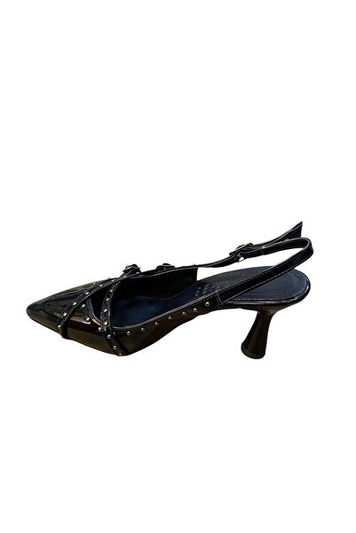 güven kundura Γυναικεία βραδινά παπούτσια με ανοιχτή πλάτη και λουράκια