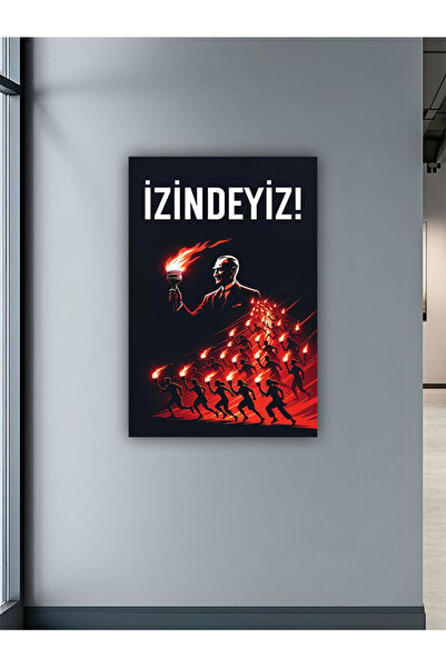 Atatürk İzindeyiz 19 Mayıs Cumhuriyet Cam Duvar Sticker