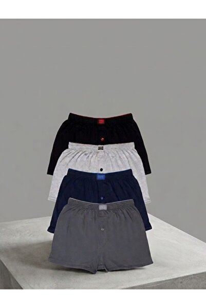 BLACK SWALLOW Ανδρικό μποξεράκι Tutku 4 τεμαχίων από χτενισμένο βαμβάκι με μι...