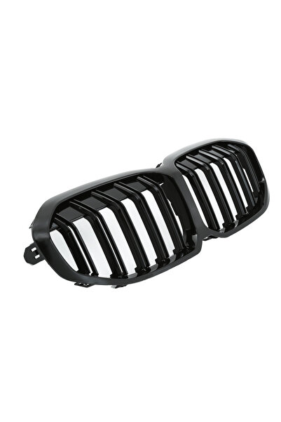 Angels Auto Grile Duble compatibile cu BMW Seria 1 F40 F41 Negru Lucios