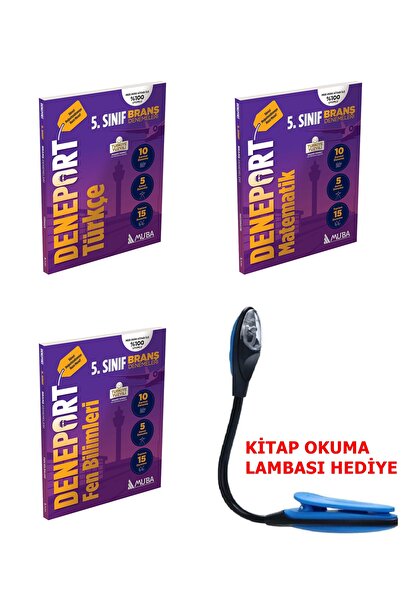 Muba Yayınları 2026-2027 Müfredat5 Sınıf Deneport Türkçe-Matematik Fen Biliml...