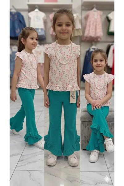 Generic Brand 6-7-8 Years Old Full Lycra Children's Set with Necklace