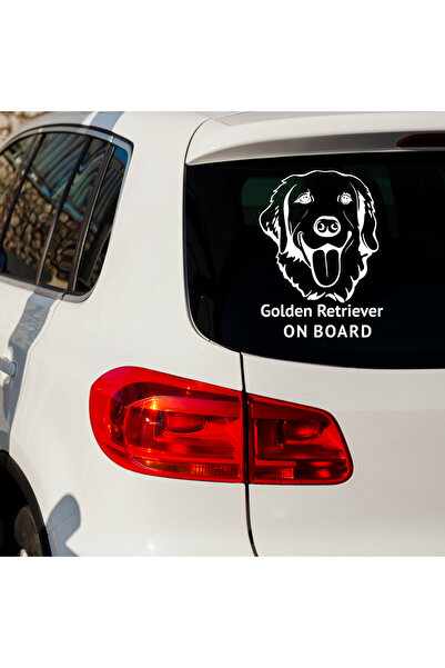OEM Sticker auto (15cm) - Golden Retriever