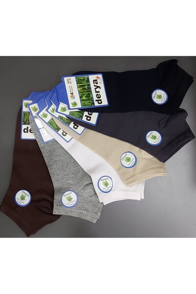 DERYA Men's Bamboo Socks 12 Pieces