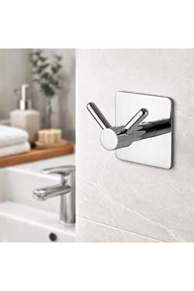 ÇELİK BANYO IS10-002 - IŞIL 2'Lİ ASKILIK (YAPIŞKANLI)