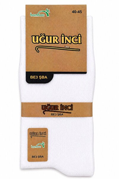 Uğur İnci Classic Bamboo Men's Socks – Breathable, Anti-Sweat, Soft and Durab...