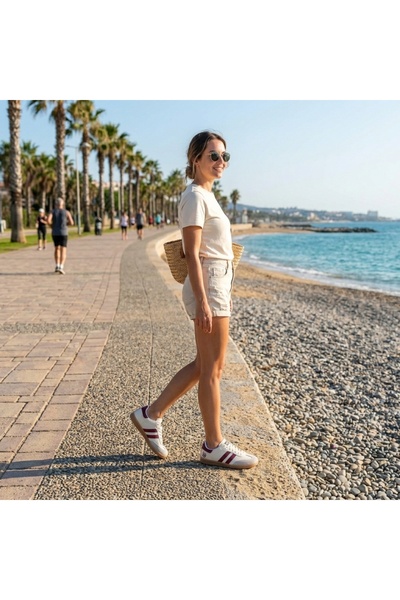 BS BEYAZ SHOES Γυναικεία αθλητικά παπούτσια καθημερινής χρήσης