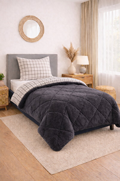 sternen glanz Σετ μονό πάπλωμα Wellsoft διπλής όψης με βαμβακερό σχέδιο Velmi...