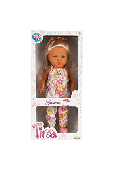 Sunman Tina Summer Bebek 45 cm - Sarı Çiçekli Tulum