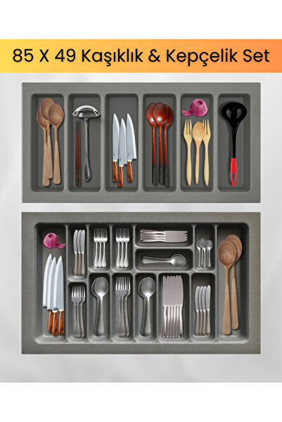 Saule 85x49 Kaşıklık Ve Kepçelik 2'li Set 80x40 Cm'e Kadar Kesilebilir. (ÜCRE...