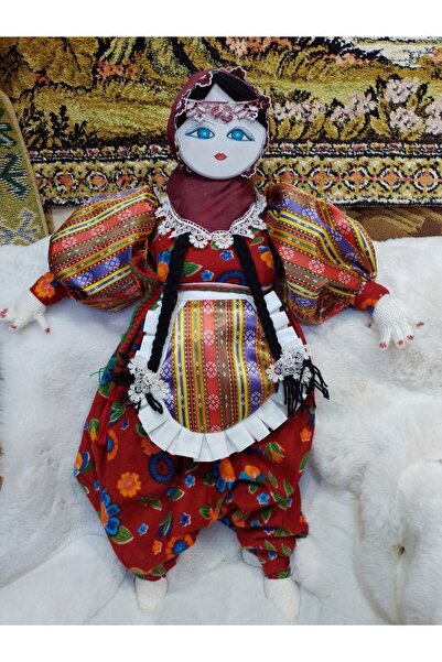 ŞAHMERDANOĞLU 70 cm Giant Size Traditional Anatolian Cloth Doll - Handmade wi...