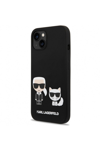 Stef's Cat Husa MagSafe pentru Apple iPhone 14 Plus, Karl Lagerfeld, Silicone...