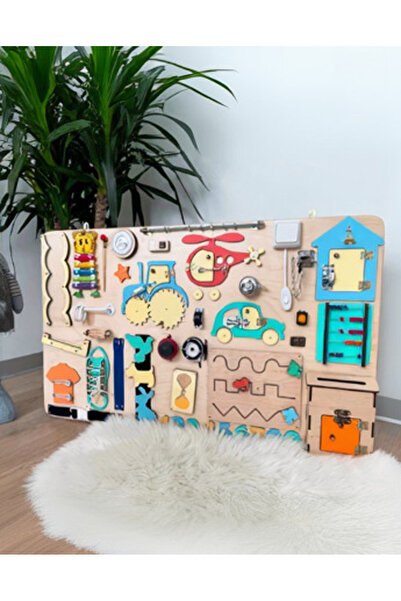 PETIT-ATELlER Busy Board Xl High-Quality Fun Everyday Playful Comfortable Sty...