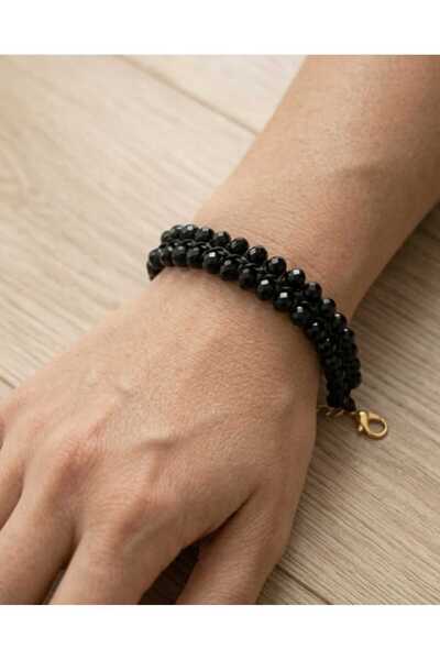 URBAN BOLD سوار كريستال أسود