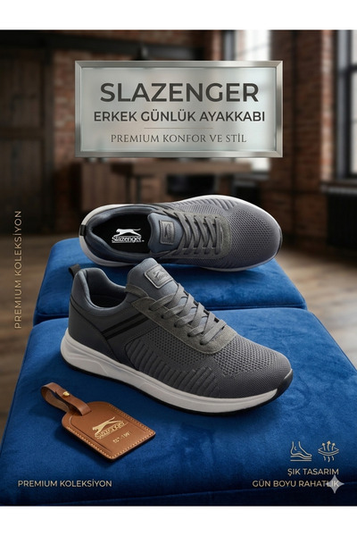 Slazenger Erkek Yazlık Terletmez Kaydırmaz Koku Yapmaz Ultra Hafif Full Ortop...