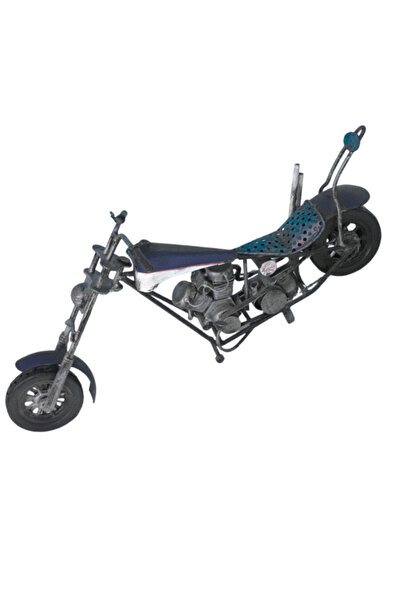 FAWAED Vintage Metal Chopper Motorcycle Model – Handmade Decorative Bike for Home & Office