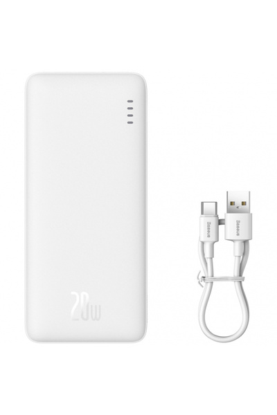 Baseus Baterie Externa Airpow, 10000mAh, 20W, QC + PD, 1 x USB-A - 1 x USB-C,...