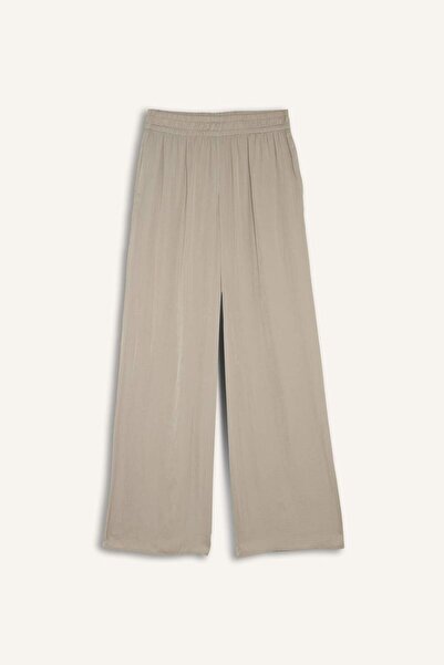 DeFacto Παντελόνι με φαρδιά μπατζάκια, κανονική μέση, ίσια γραμμή, μακρύ μήκο...