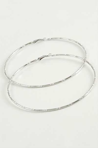 ZERO LAND Gldisptm Dotted Metal Hoop Earrings 8-9-10 (32605) Cm-10 cm