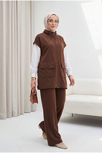 HİJABAYA Σετ από χτενισμένο βαμβάκι με 2 κλωστές, με λεπτομέρεια από λάστιχο ...