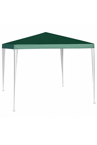 SERSIMO Garden pavilion, metal frame and waterproof tarpaulin, 250x250 cm, green