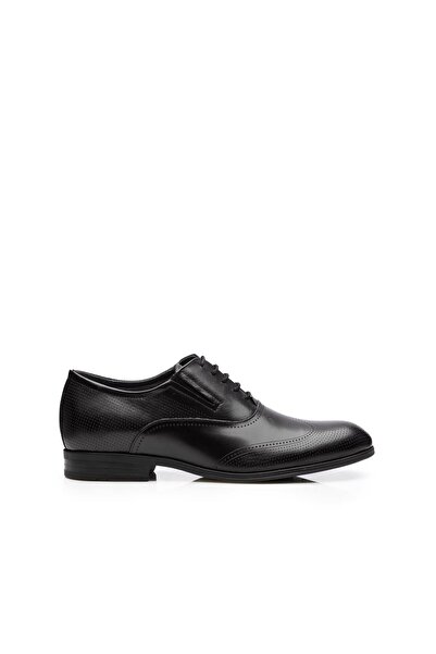 UrbanShoes Pantofi bărbaţi eleganţi din piele naturală, Leofex-581 Negru Box