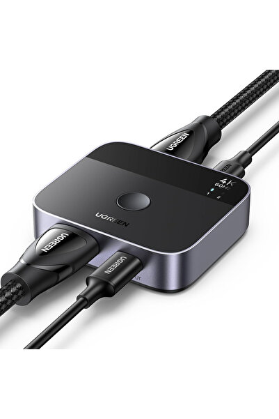 Ugreen Comutator KVM AW503 (55452) - HDMI la 2x Type-C, HDMI, 4K@60Hz, Alumin...