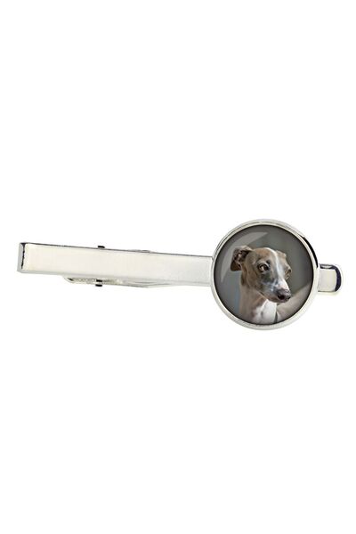 Art - Dog Ogar italian - agrafă de cravată, ornament, bijuterii pentru o ținu...