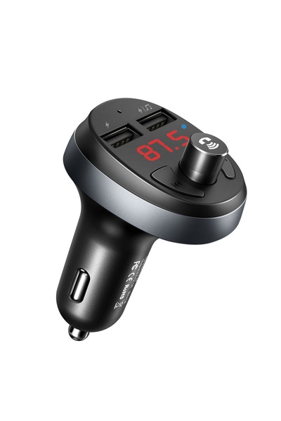 Mcdodo Modulator FM cu încărcător auto (CC-6880) - 2x USB-A, cu afișaj LED, 2...