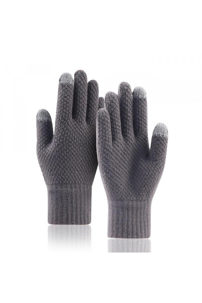 Techsuit Manusi De Iarna Tactile Barbati ST0013, Marime 22cm, Gri