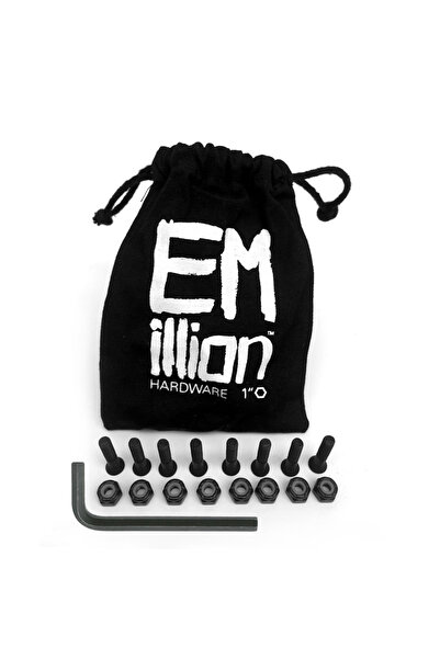 EMillion Εξαρτήματα στερέωσης Άλεν 1 ίντσας μαύρα