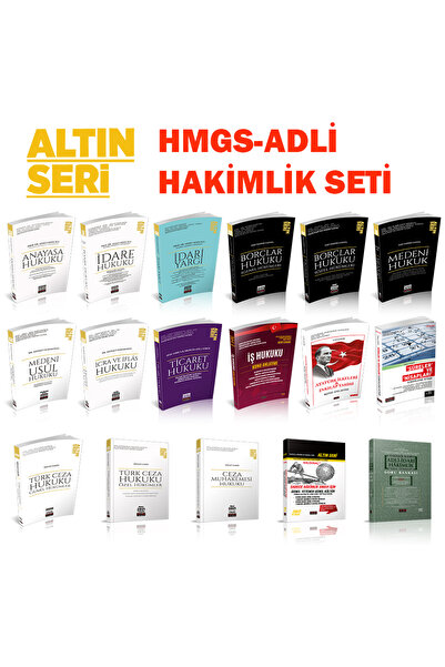 Savaş Yayınevi Altın Seri HMGS ve Adli Hakim ve Savcılığı Sınavlarına Hazırlı...