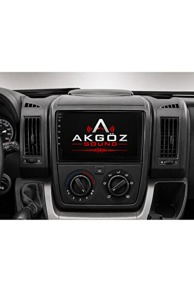 AKGÖZ SOUND Fiat ducato 2011+ multimedia frame with 9 inch socket