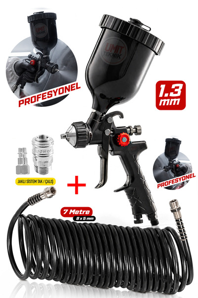 PROXTECH Black Premium Paslanmaz Üstten Depolu Profesyonel 600 cc Boya Sprey ...