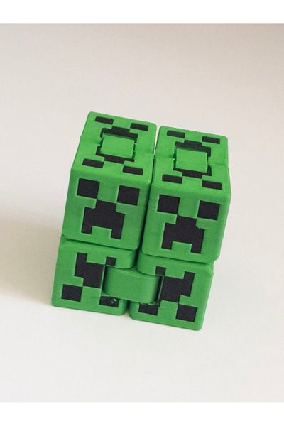 Alesta EP Design Sonsuz Küp Siyah Yeşil Özel Tasarım Infinity Cube Stres Küpü