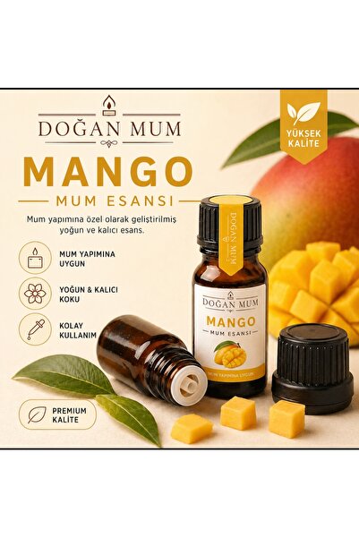 DOĞAN MUM Mum esansı mango mum kokusu premium esans