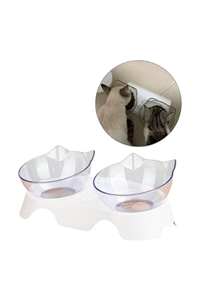 E-ANAMAG Ορθοπεδικό μπολ για γάτες, Πολυπροπυλένιο, Λευκό