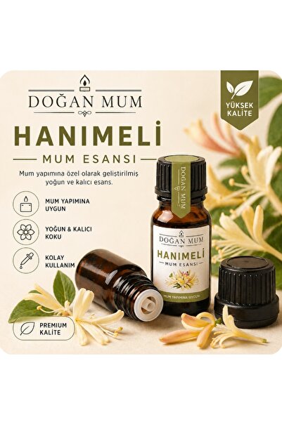 DOĞAN MUM Mum esansı hanımeli kokusu hanım eli esans