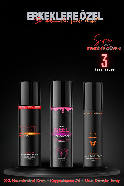 NQX PULL XXL BigMen Premium + Yogun Kayganlaştırıcı Su Bazlı Jel + PowerHub E...