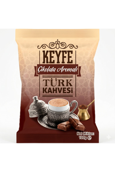 keyfe Çikolata aromalı türk kahvesi 100 gr