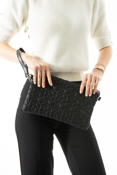 By Hakan LIVA-01 ΓΥΝΑΙΚΕΙΑ ΤΣΑΝΤΑ ΧΕΙΡΟΣ ΜΕ ΡΑΠΤΙΝΕΣ ΑΣΤΕΡΙΑ, ΤΣΑΝΤΑ CLUTCH, ...