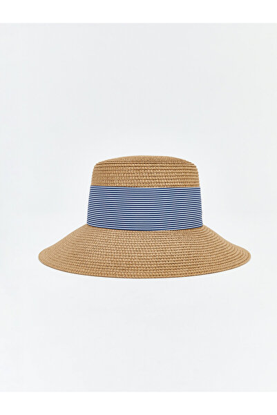 LC Waikiki Pălărie Fedora de damă din ratan
