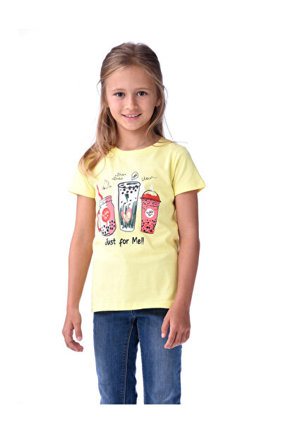 Victor and Jane Girls' Just for Me! T-shirt - Yellow