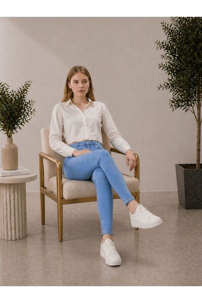 Rosita Women's Narrow Leg Pants |   Skinny Fit Recovery Lycra Jean