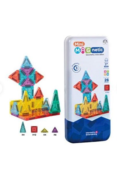 Başel Toys Mini Magnetic Puzzle Tin Box 3,75 cm 26 PCS /CH1471